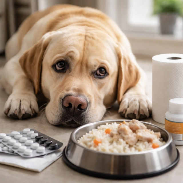 Jak zastavit průjem u psa rychle: 3 kroky, které fungují