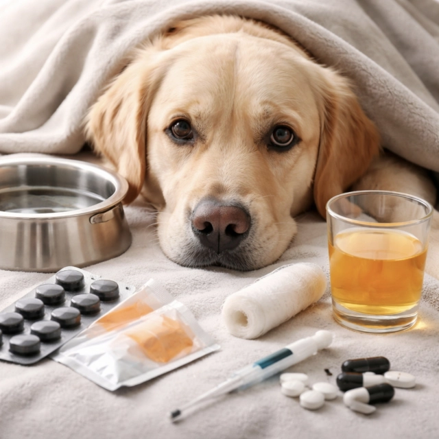Jak léčit průjem u psa lidskými léky: co funguje a co je nebezpečné